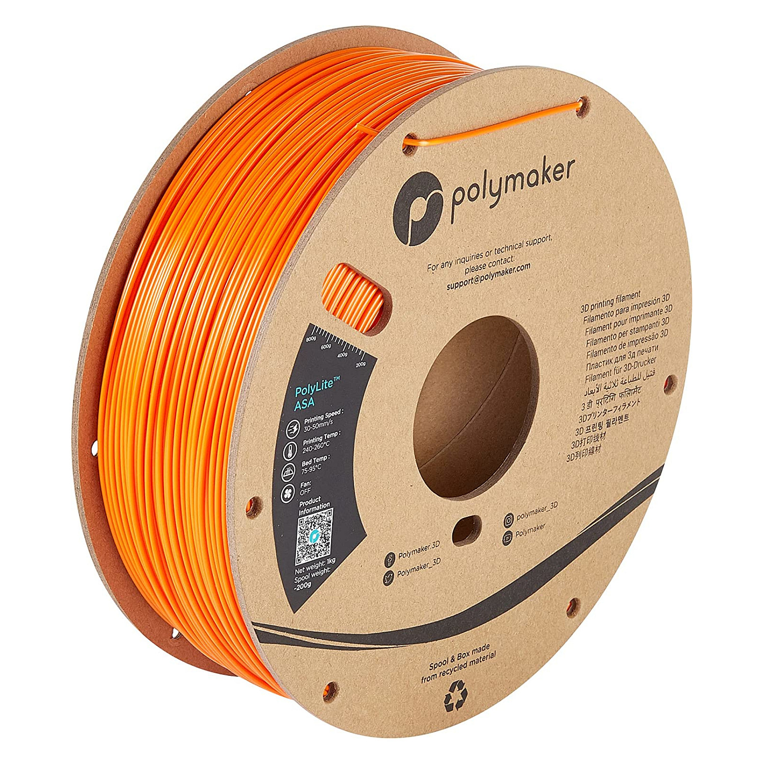 ASA 1,75mm ORANGE 1kg