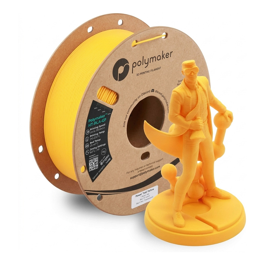 HT-PLA-GF 1,75mm POWER TOOL YELLOW 1kg