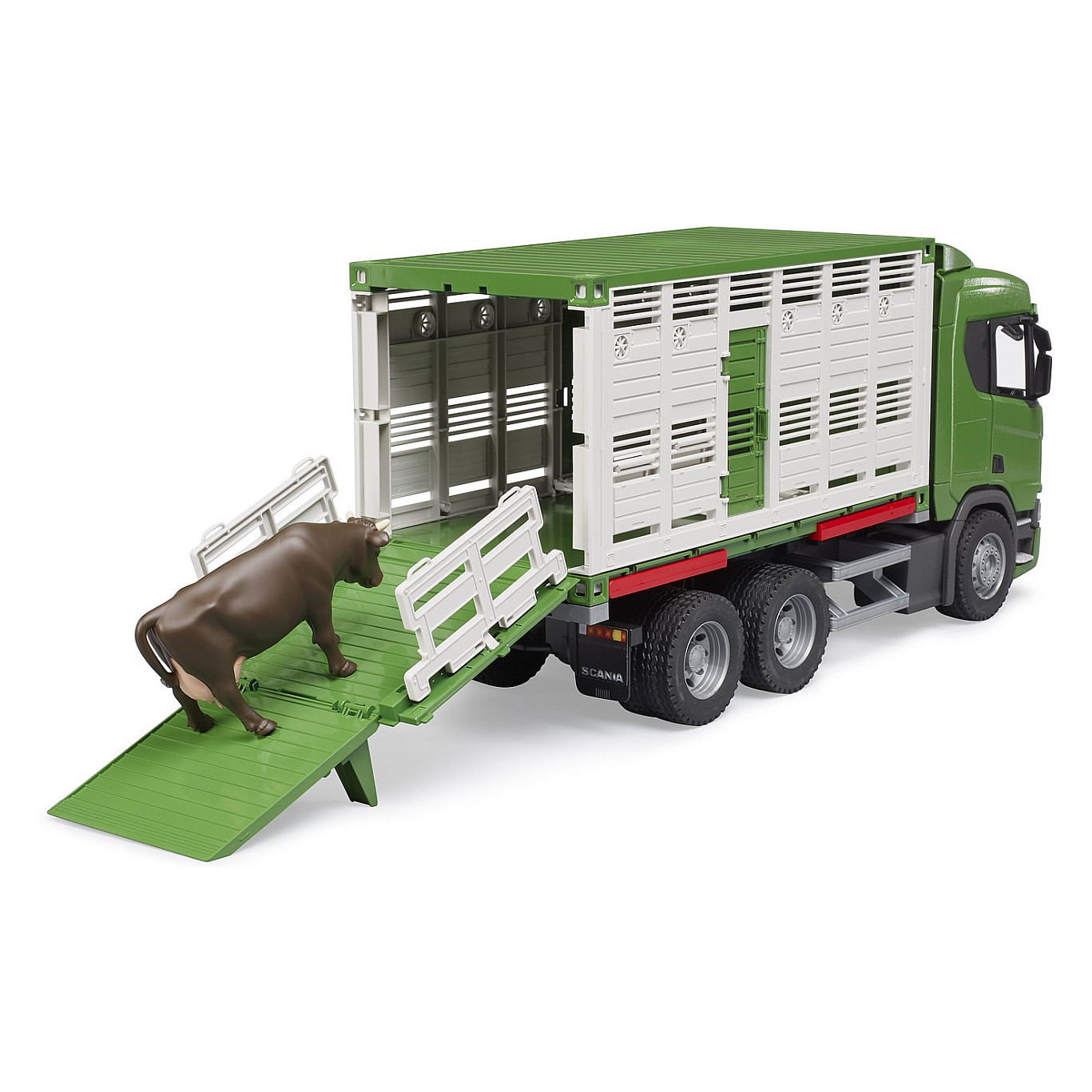 Scania Super 560R Tiertransport-LKW (inkl. 1 Rind)