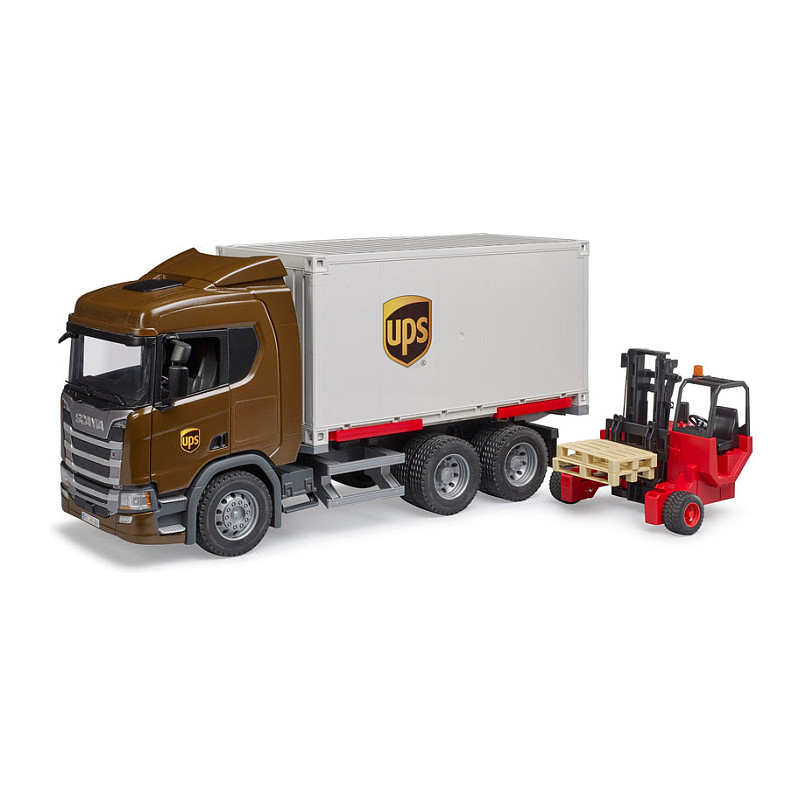 BRUDER SCANIA Super 560R UPS Logistics Truck