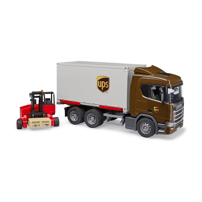 BRUDER SCANIA Super 560R UPS Logistics Truck