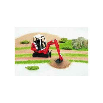 BRUDER Schaeff HR16 Minibagger (rot/schwarz)