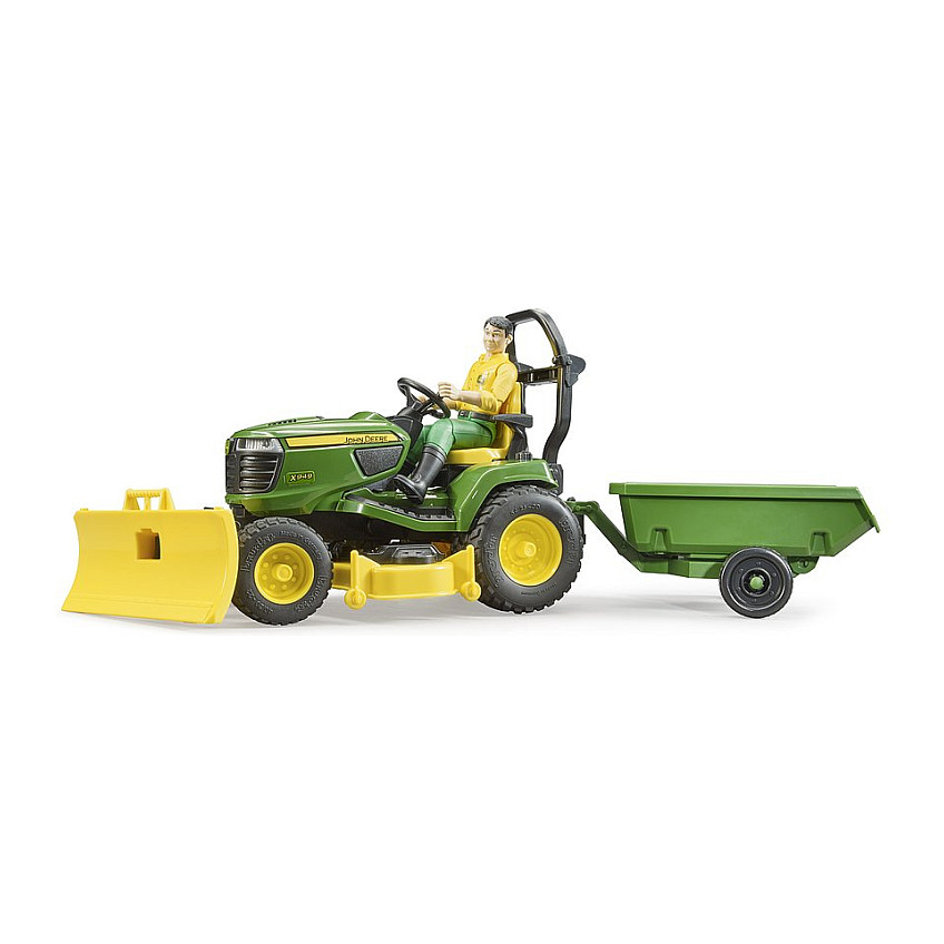 BRUDER bworld John Deere Aufsitzrasenmher Spielwaren