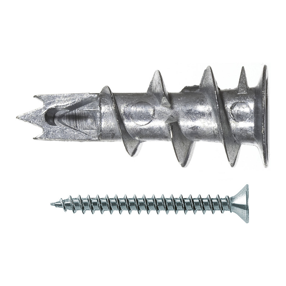 Fischer Gipskartondbel Metall GKM 12 (silber, 100 Stck, mit Schraube)