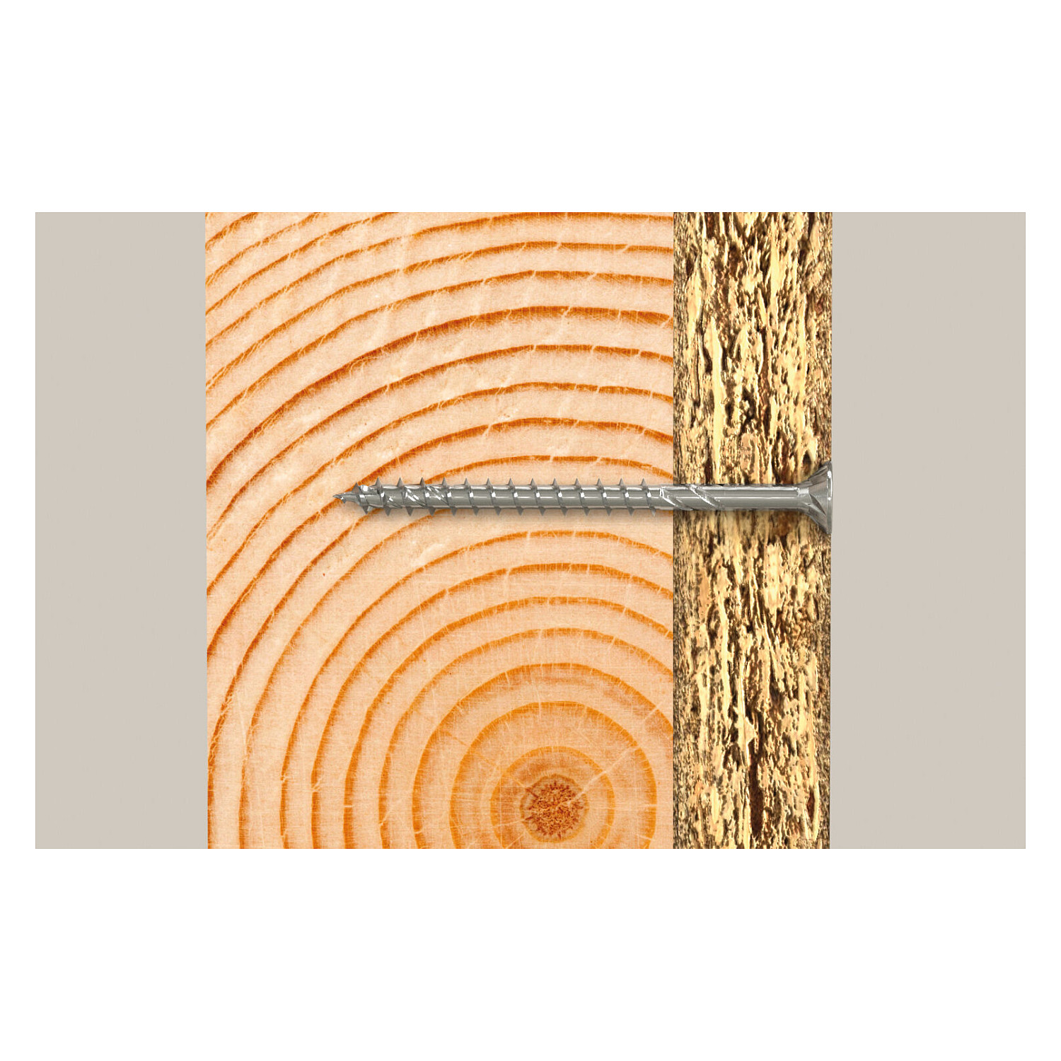 Fischer Spanplattenschraube Power-Fast II 6,0x50 Senkkopf (30 Stck, Teilgewinde, verzinkt)