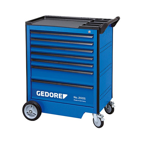 Gedore Werkzeugwagen 2005 0511 mit 7 Schubladen (blau/schwarz)