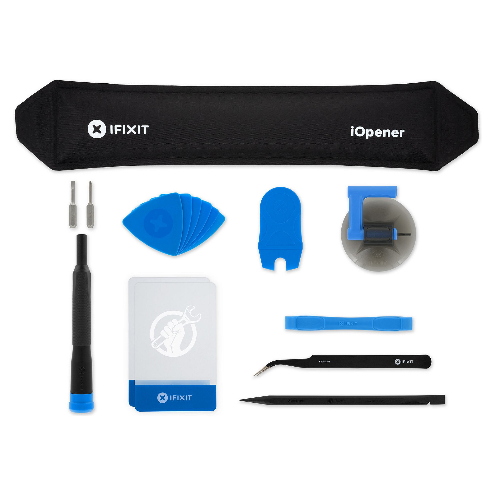 iFixit iOpener Toolkit (schwarz/blau, 16-teilig) Werkzeuge