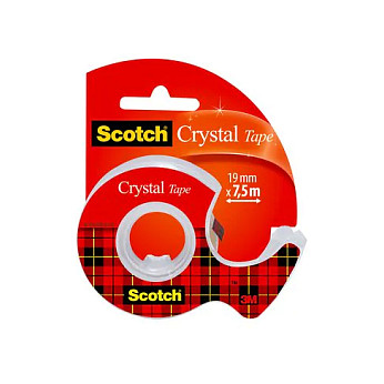 Scotch Crystal Abroller 6-1975D 19mm x 7,5m transparent Werkzeuge
