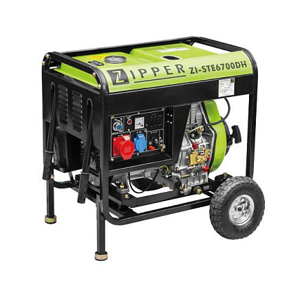 ZI-STE6700DH Stromerzeuger Diesel-Generator 5000 W 95 Stunden Laufzeit
