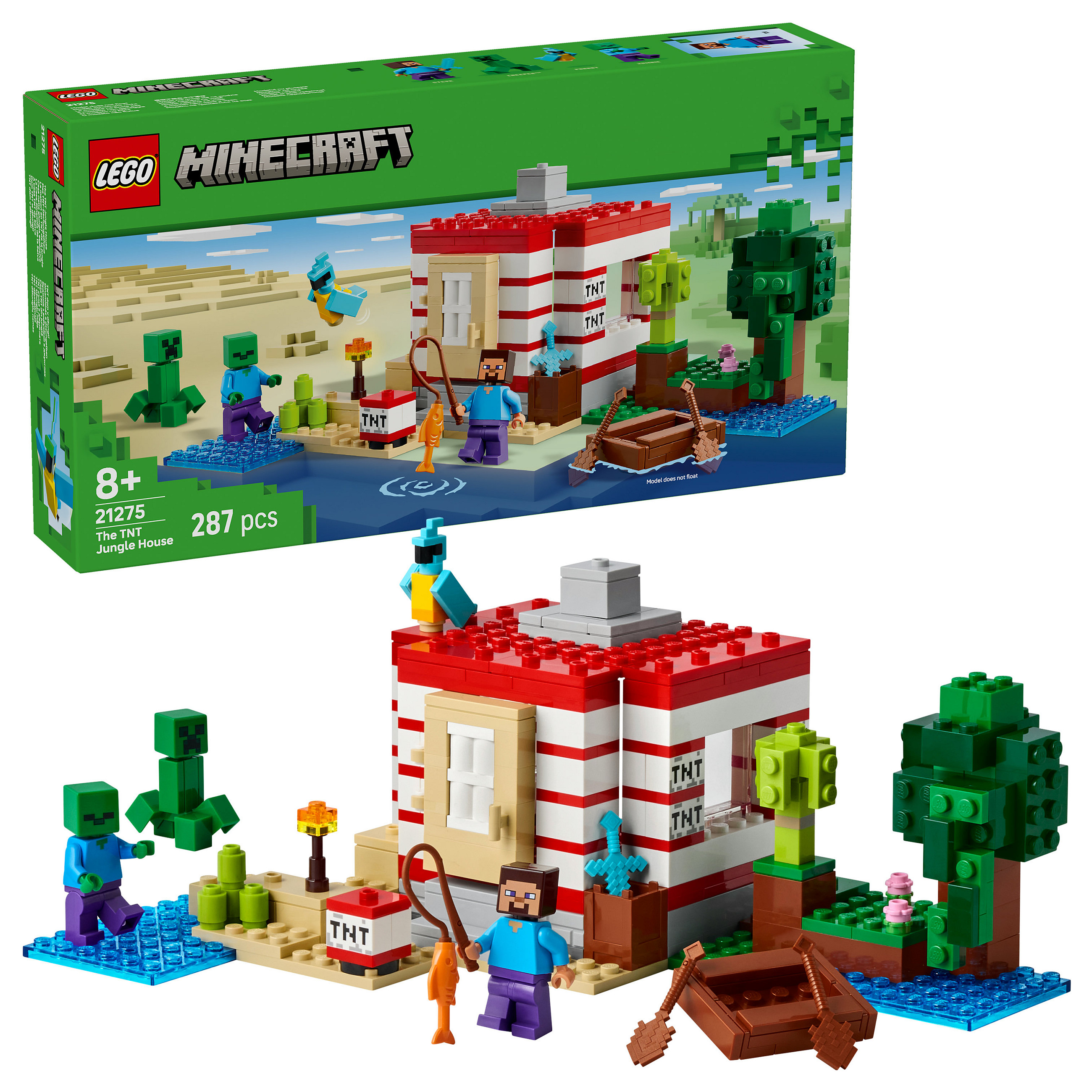 LEGO Minecraft The TNT Jungle House