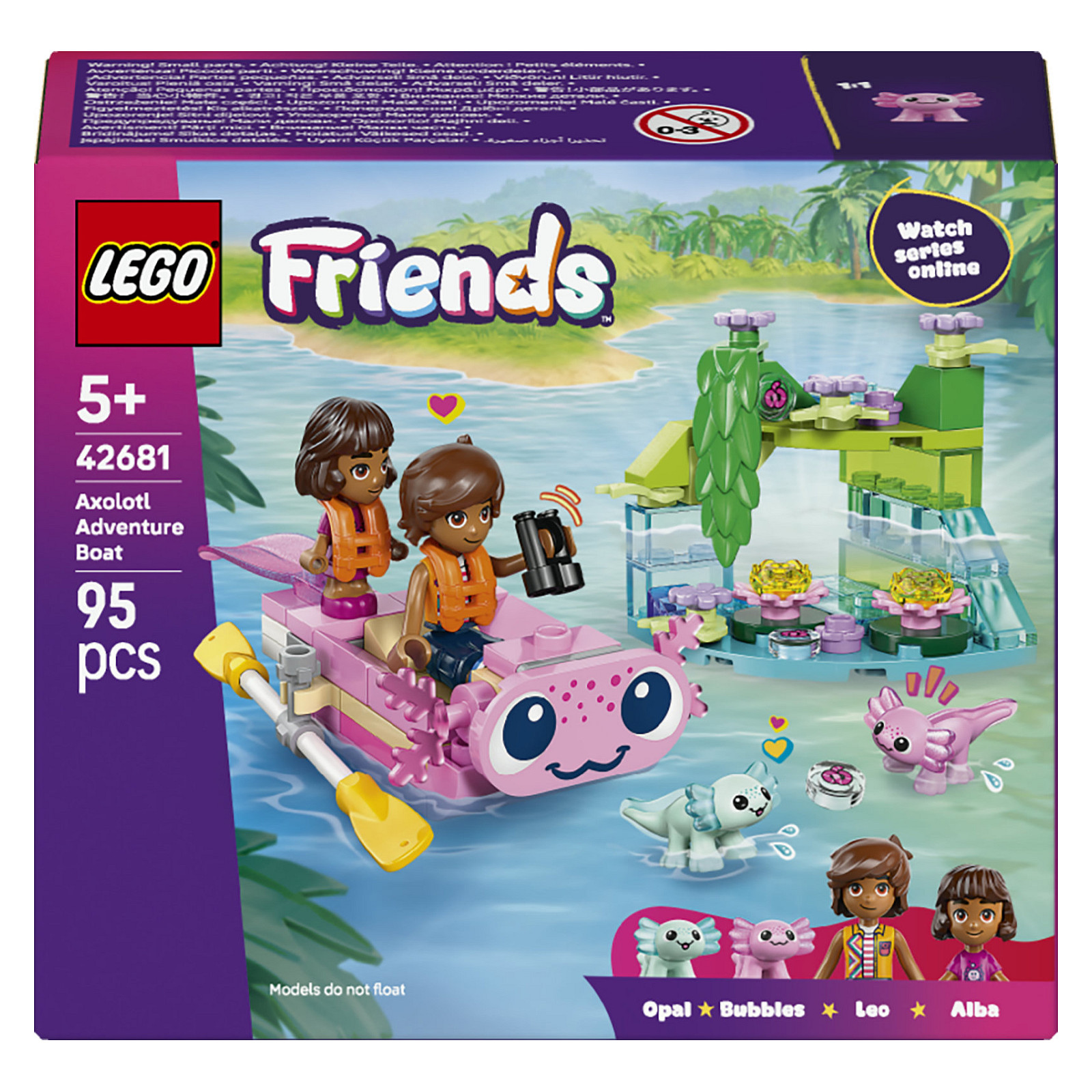 LEGO Friends Axolotl Adventure Boat 42681 Spielwaren