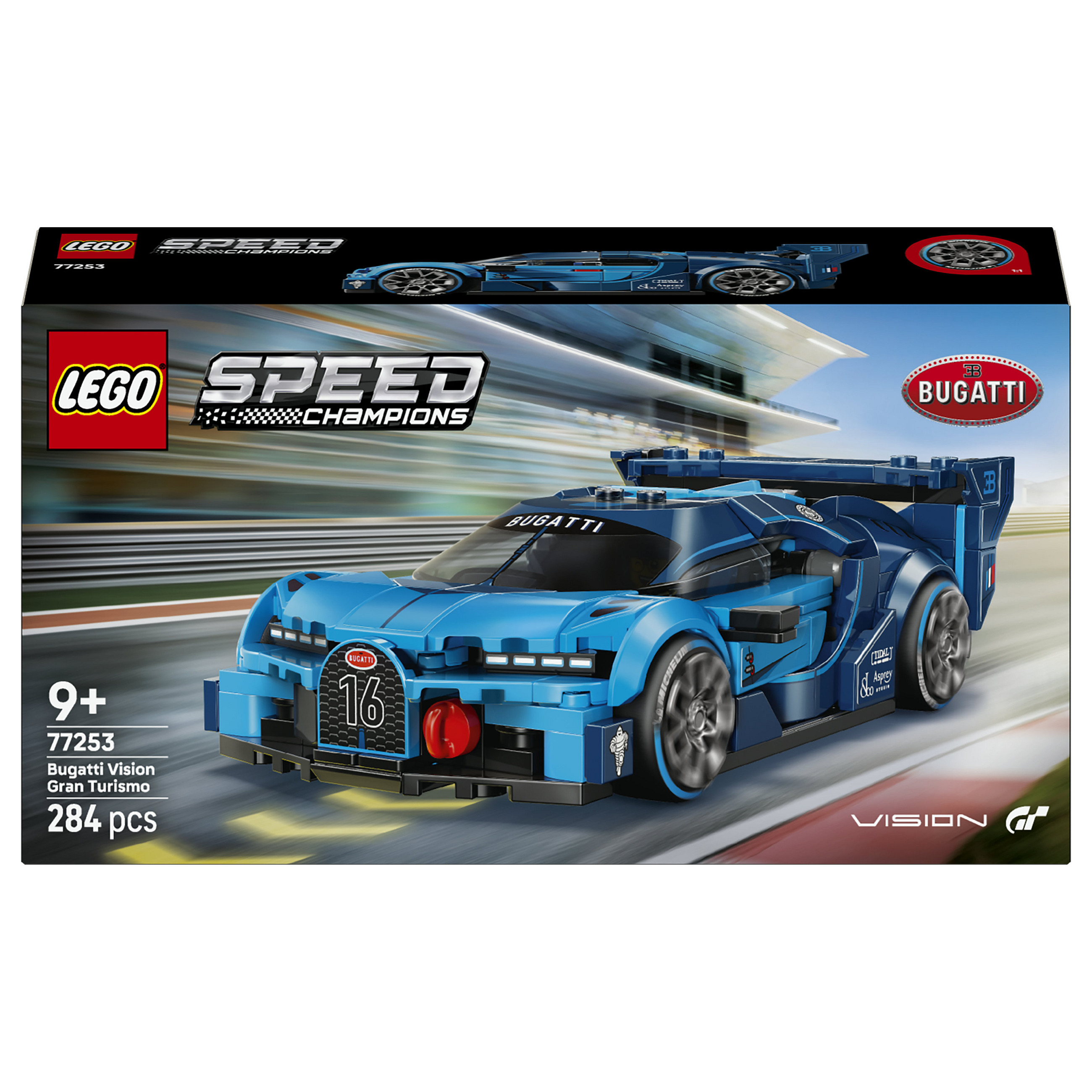 LEGO Speed Champions Bugatti Vision GT Hyper Sports Car 77253 Spielwaren
