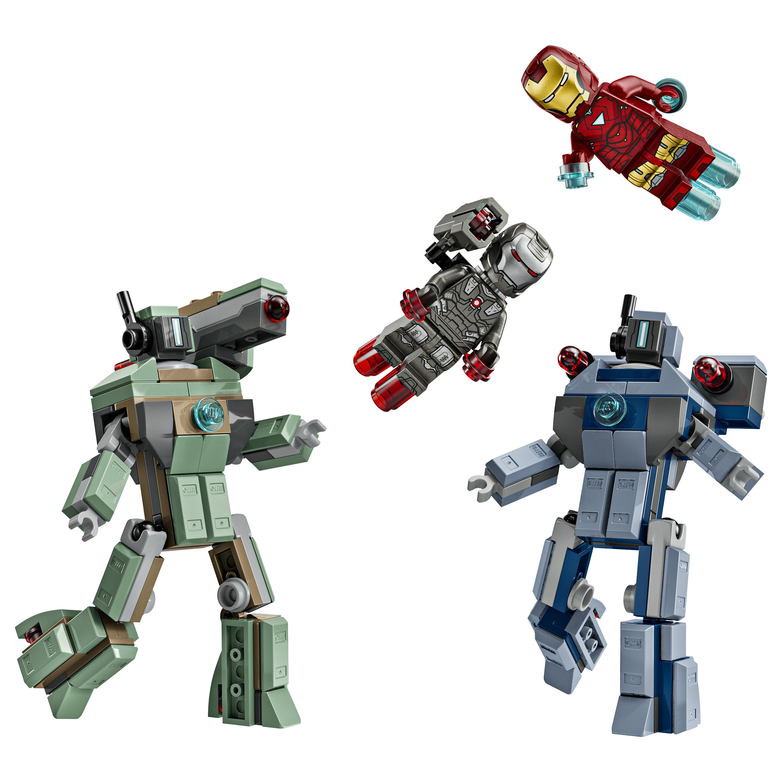 LEGO 76320 Marvel Super Heroes Iron Man & War Machine vs. Hammer-Drohnen