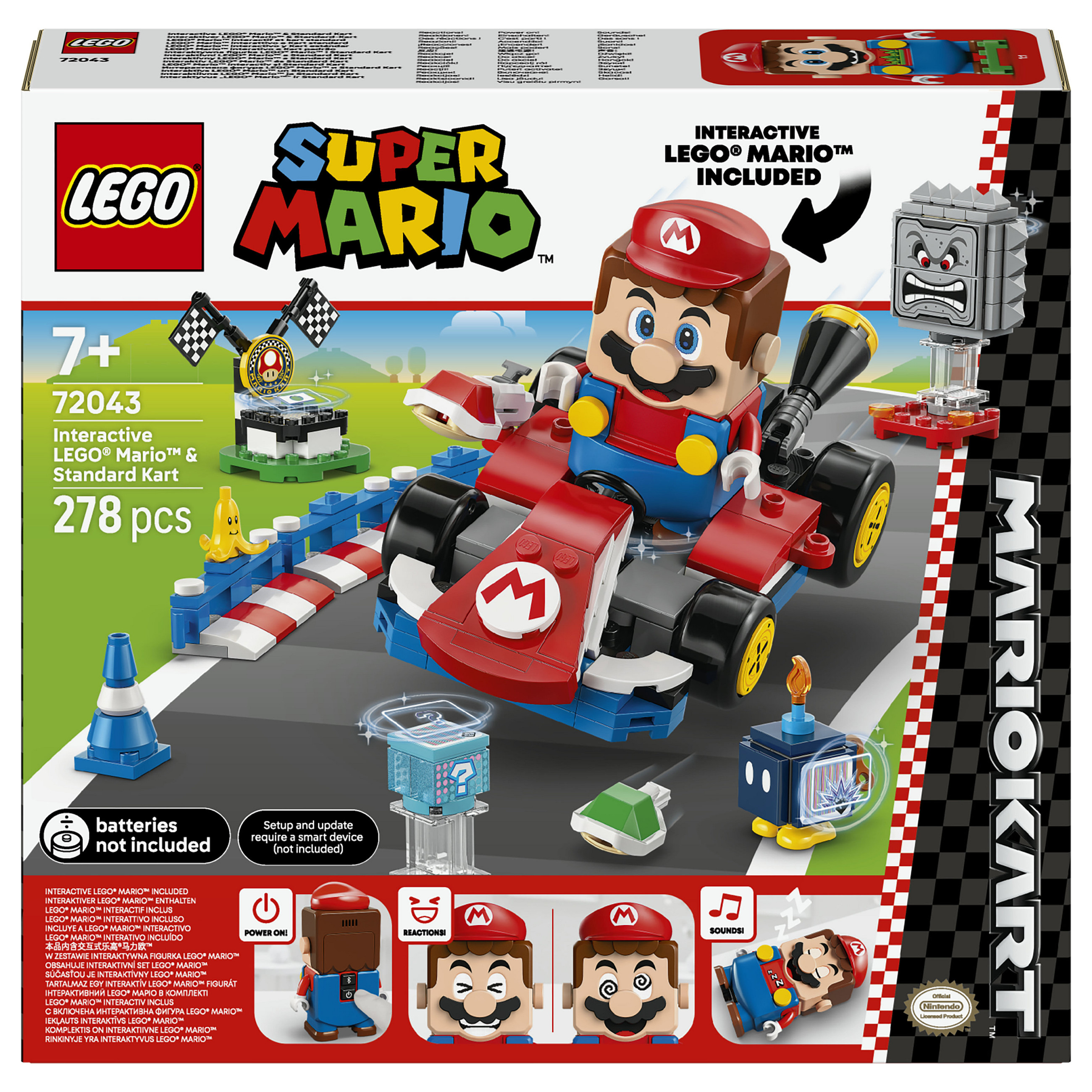 LEGO Super Mario Mario Kart – Interactive Mario & Standard Kart Spielwaren
