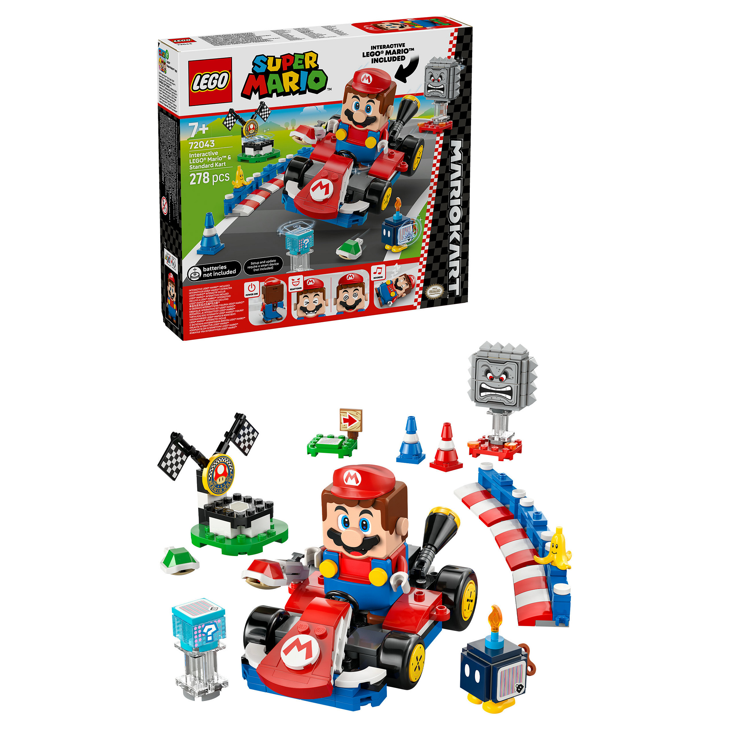 LEGO Super Mario Mario Kart – Interactive Mario & Standard Kart