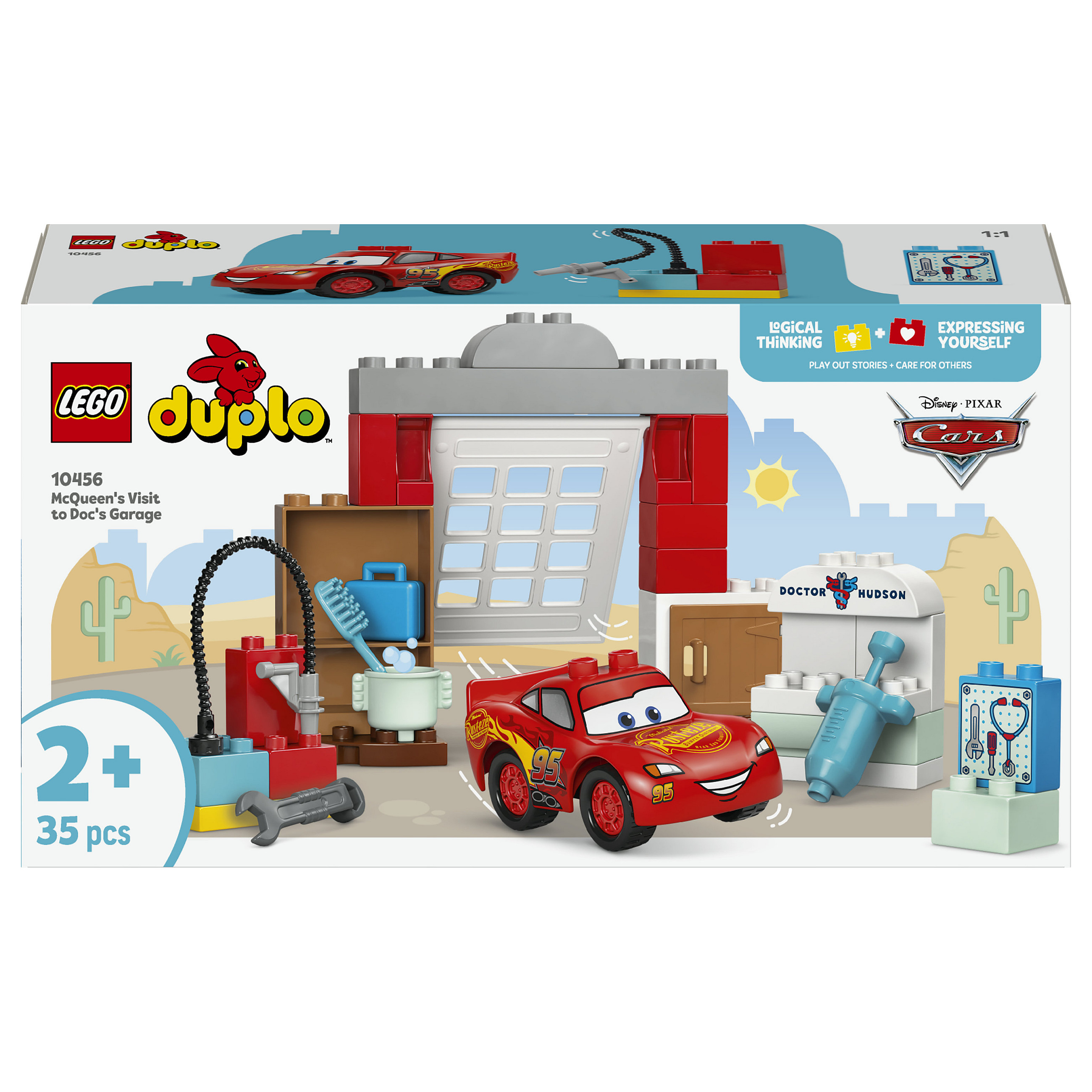 LEGO 10456 DUPLO Disney McQueens Besuch in Docs Werkstatt Spielwaren