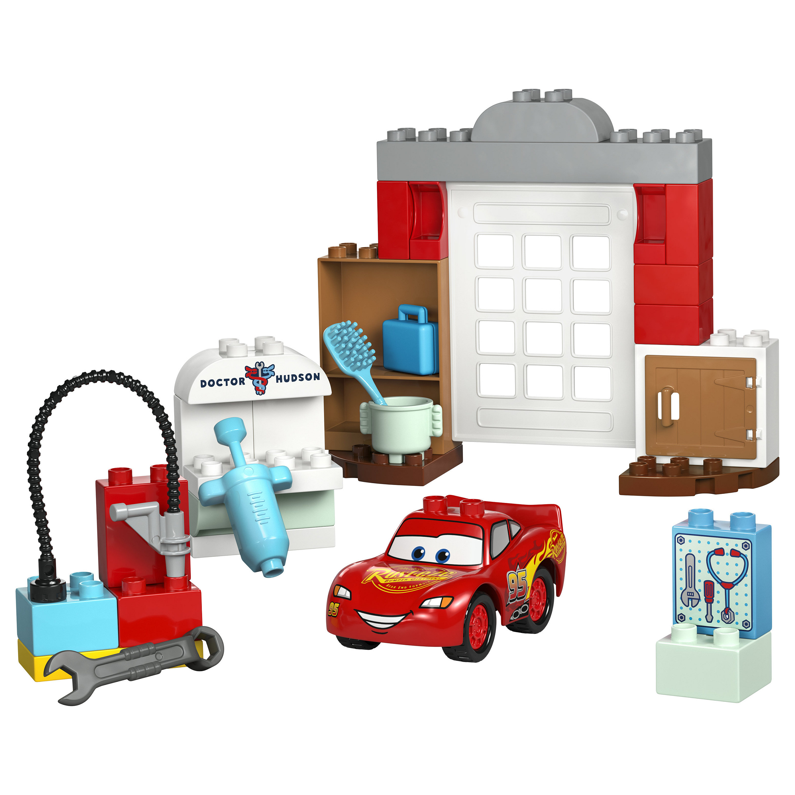 LEGO 10456 DUPLO Disney McQueens Besuch in Docs Werkstatt