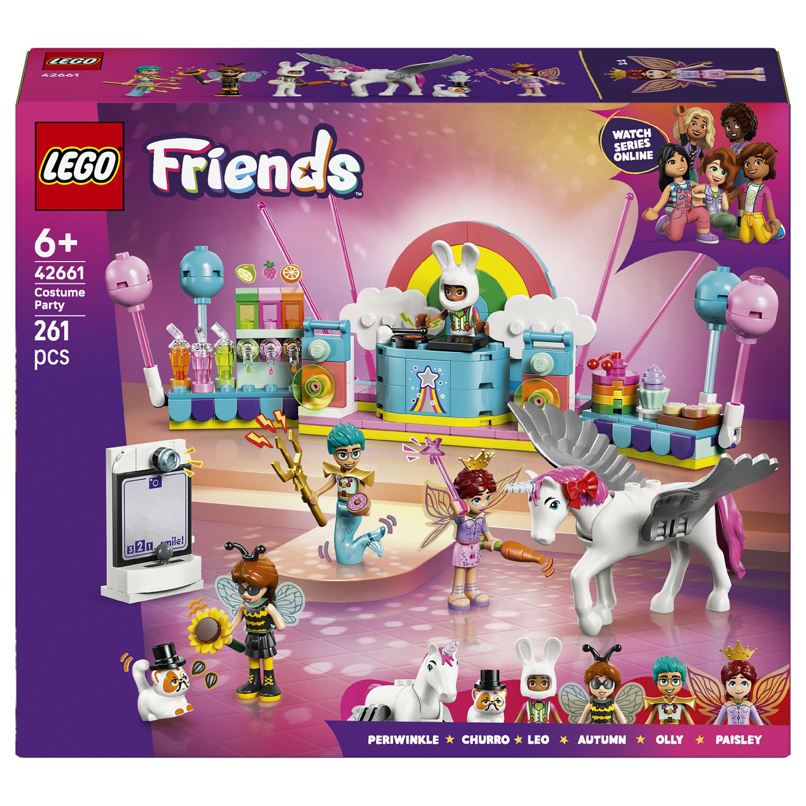 42661 LEGO® FRIENDS Kostümparty mit Einhorn und Fee