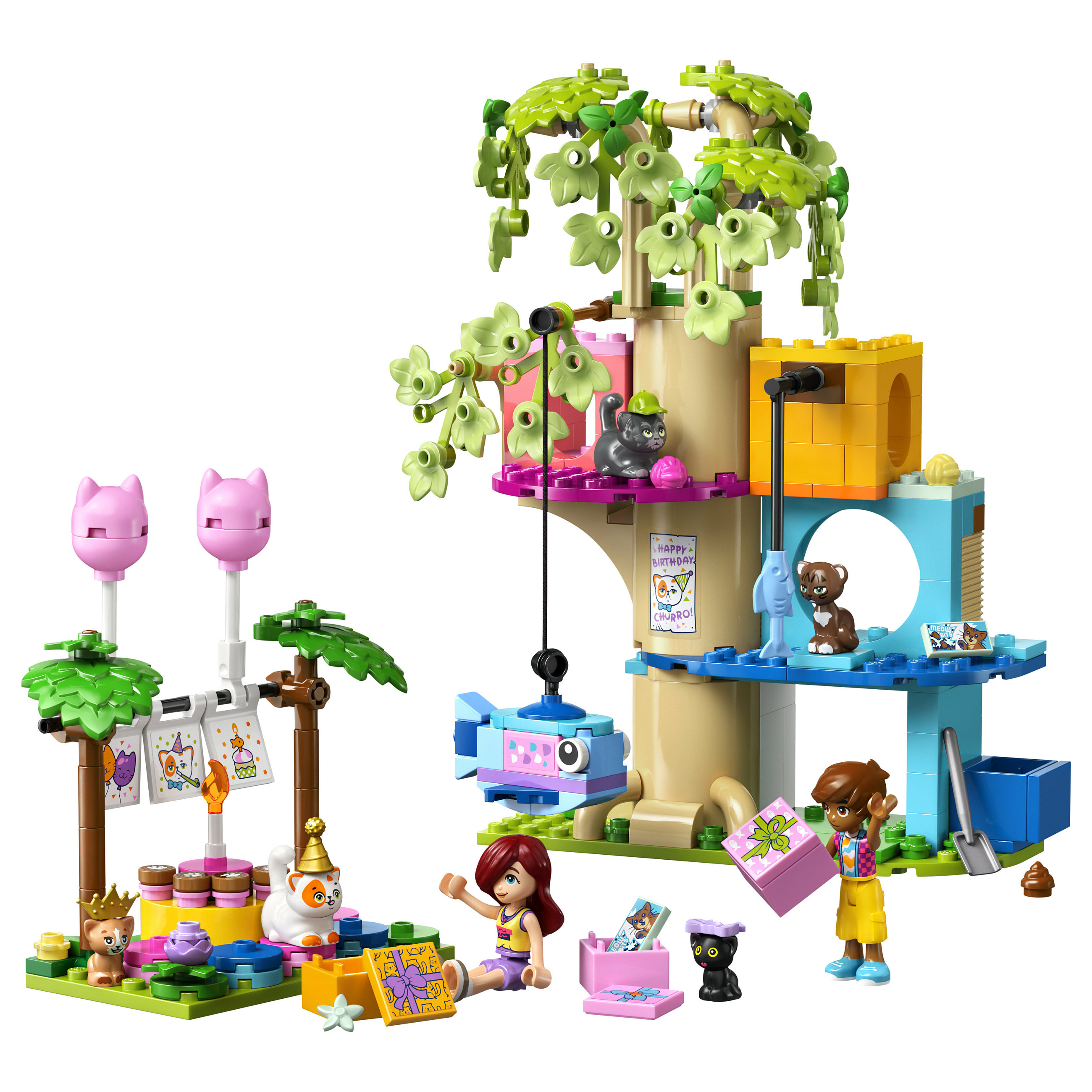 LEGO 42666 Friends Katzengeburtstagsparty & Baumhaus