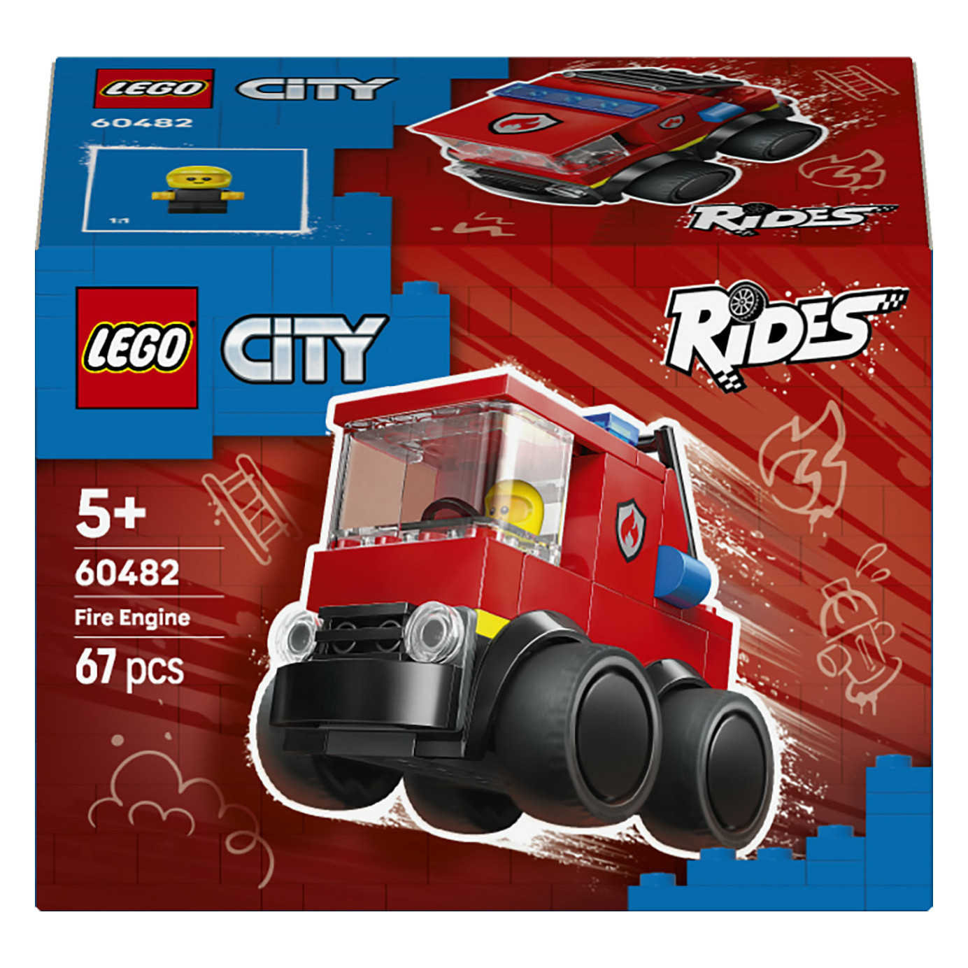 LEGO City 60482 Coole Flitzer - Löschauto Spielwaren