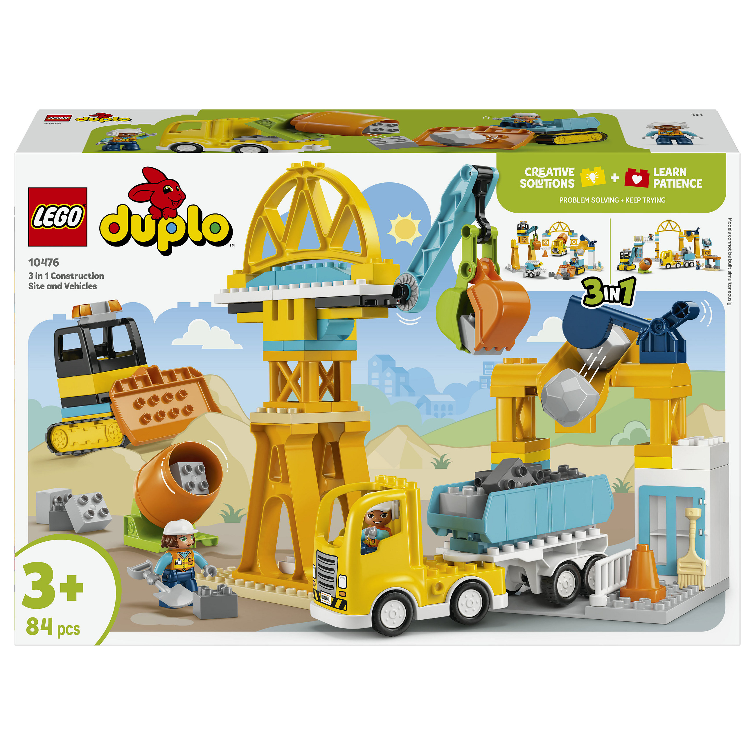 LEGO DUPLO 3 in 1 Construction Site and Vehicles 10476 Spielwaren