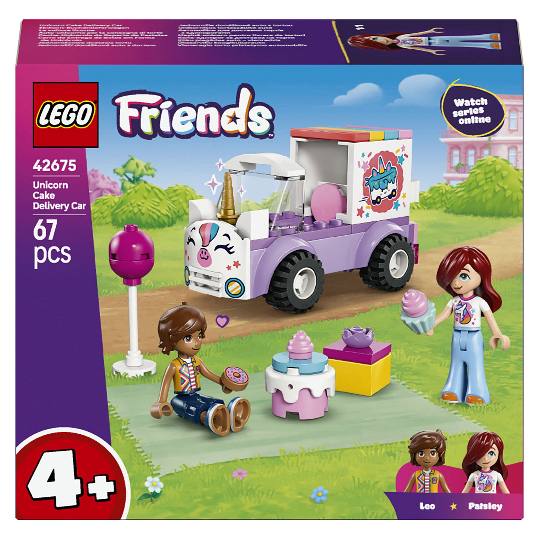 LEGO Friends Unicorn Cake Delivery Car 42675 Spielwaren