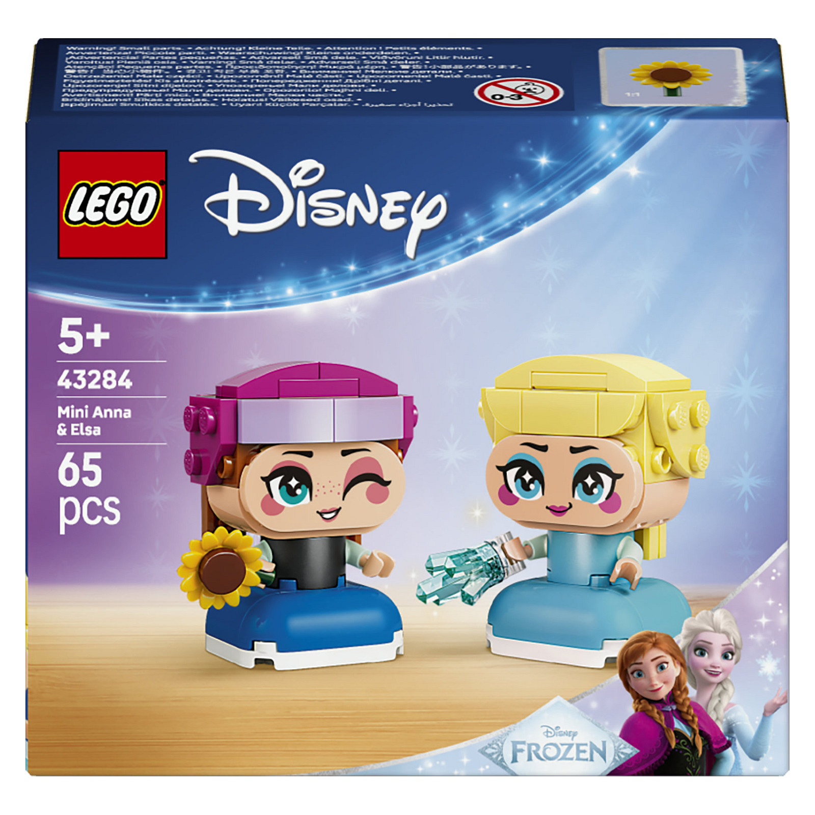 LEGO 43284 Disney Princess Die Mini-Prinzessinnen Anna und Elsa Spielwaren