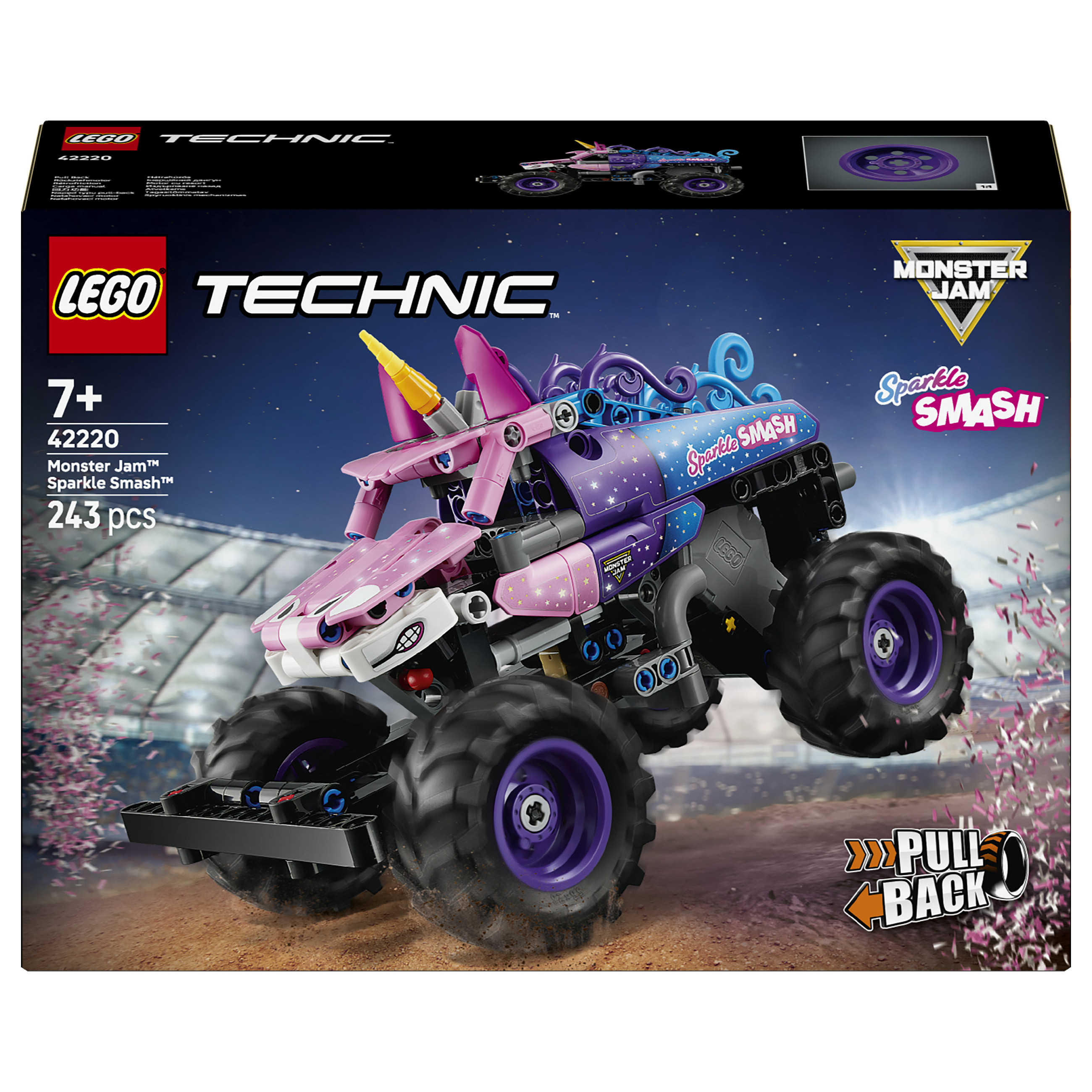 LEGO Technic Monster Jam Sparkle Smash Pull-Back 42220 Spielwaren