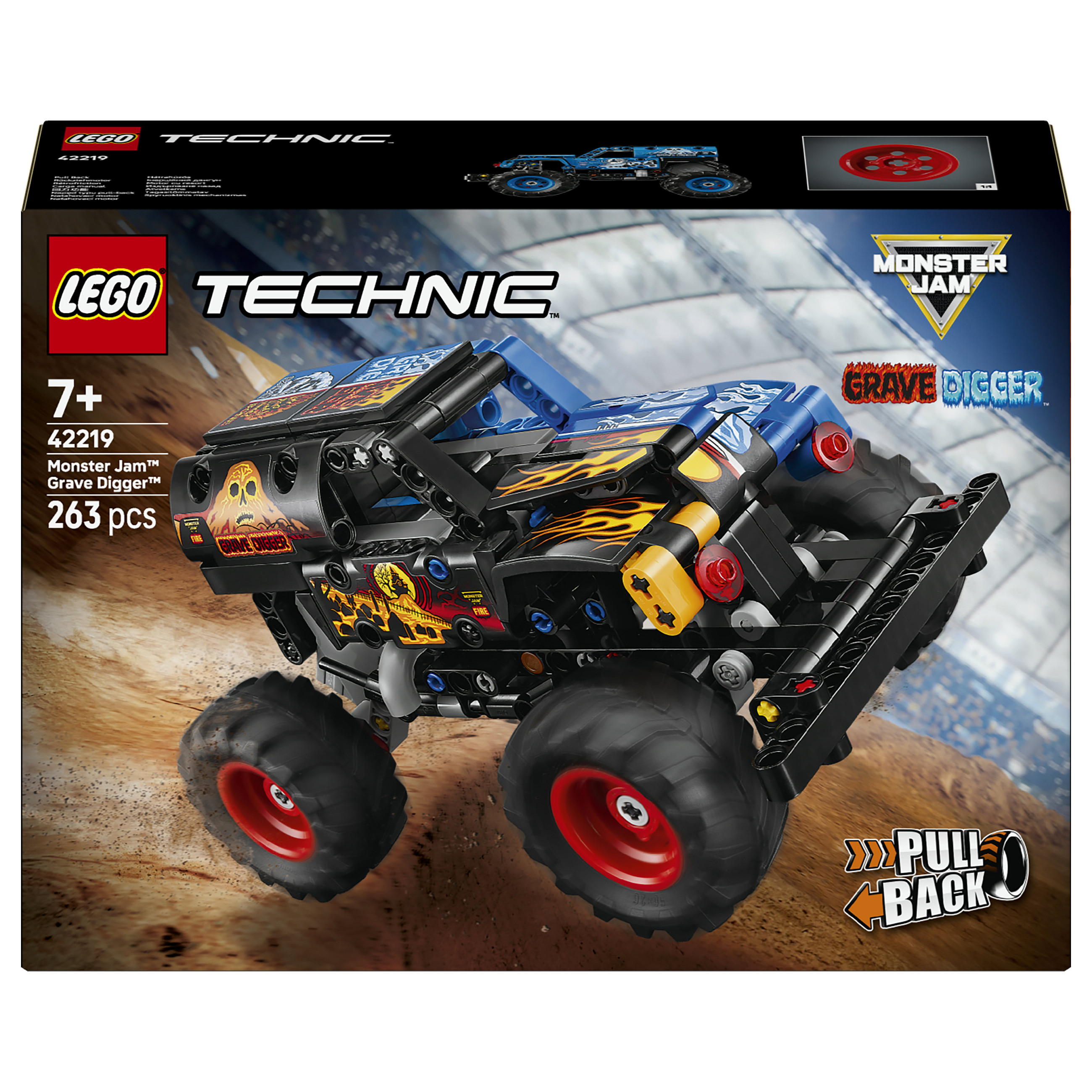 42219 LEGO® TECHNIC Monster Jam™ Grave Digger™ Feuer und Eis (42219)