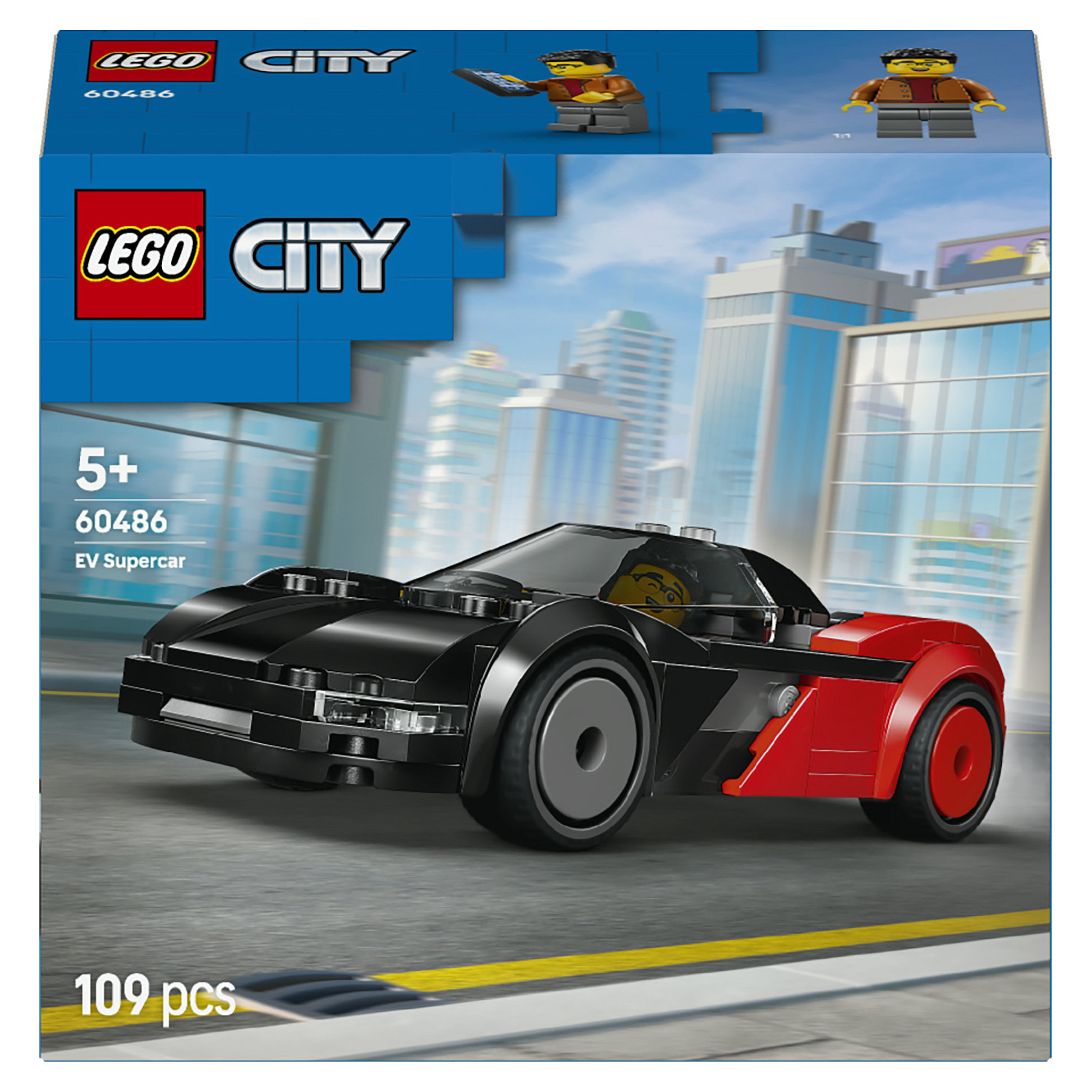 LEGO 60486 City Elektro-Supersportwagen Spielwaren