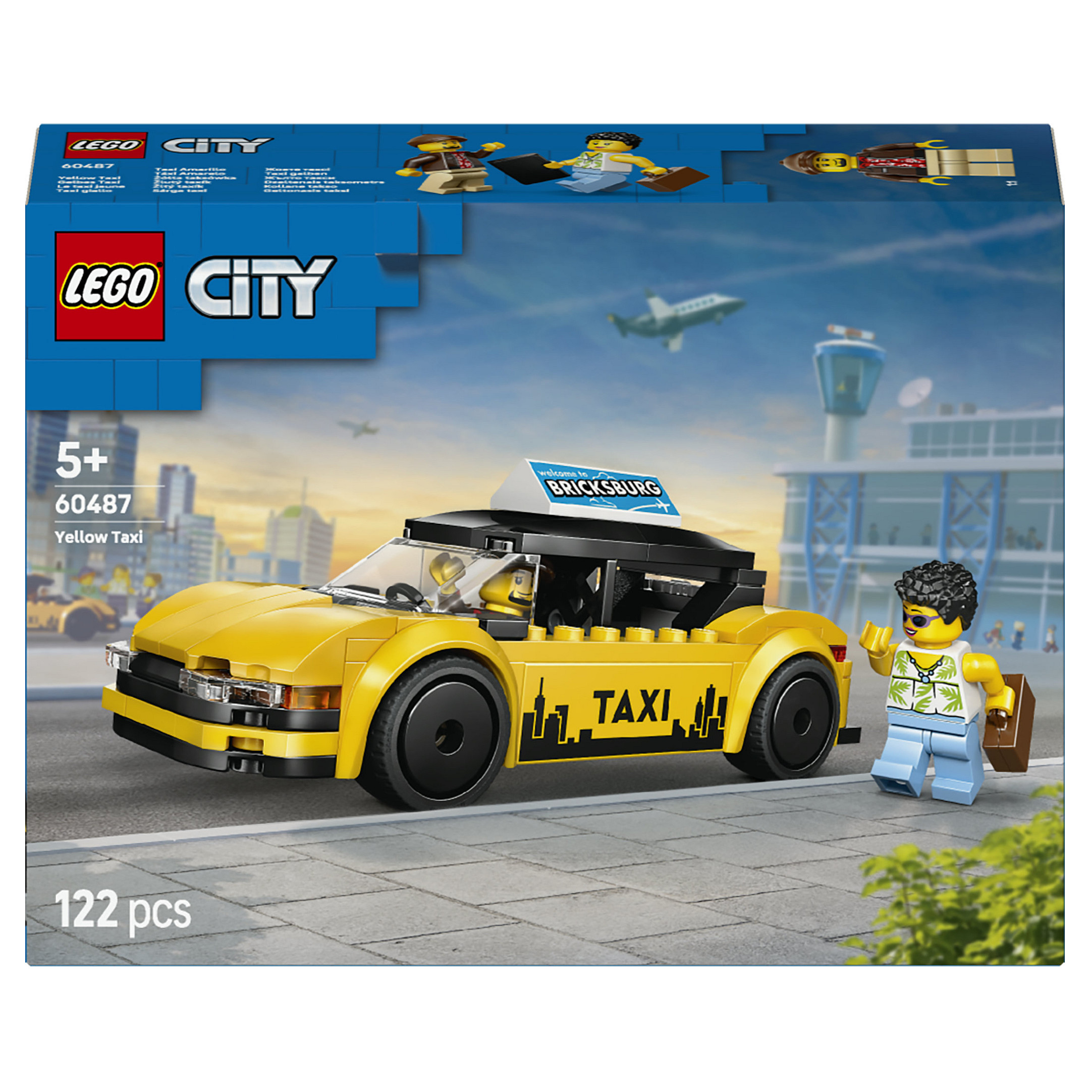 LEGO City Yellow Taxi 60487 Spielwaren
