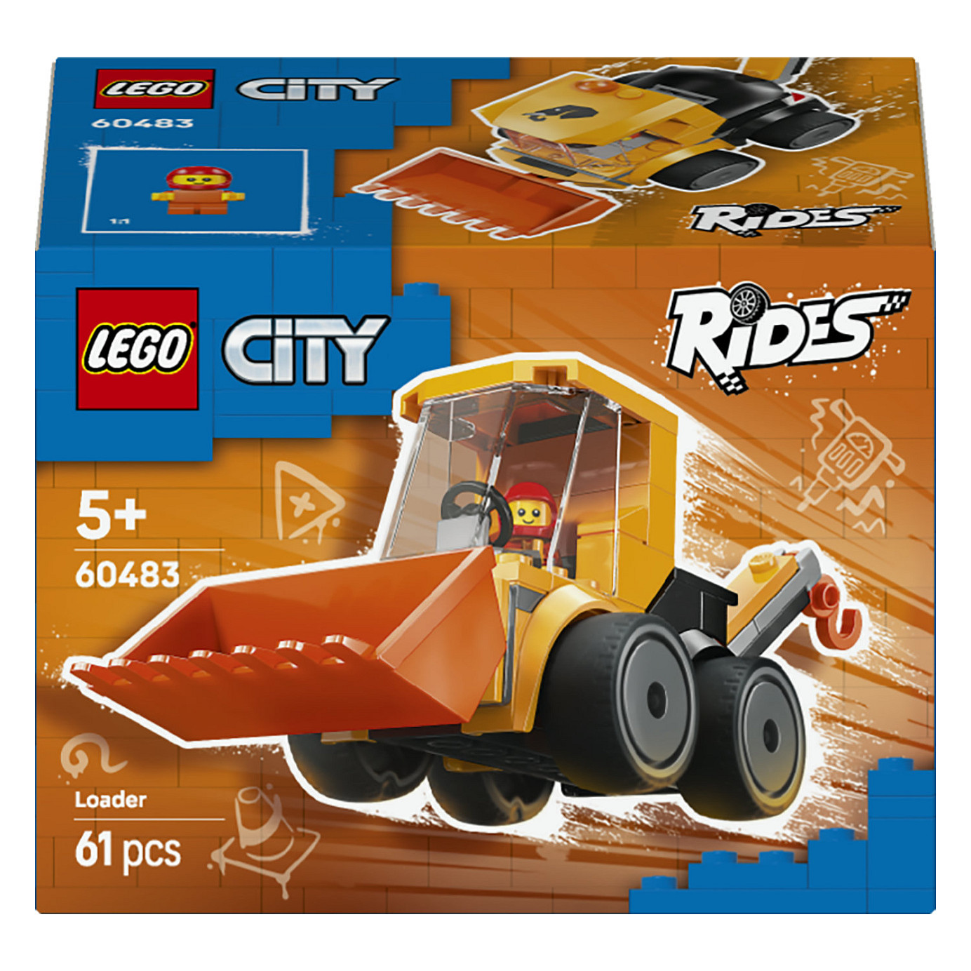 LEGO City Rides – Construction Loader 60483 Spielwaren
