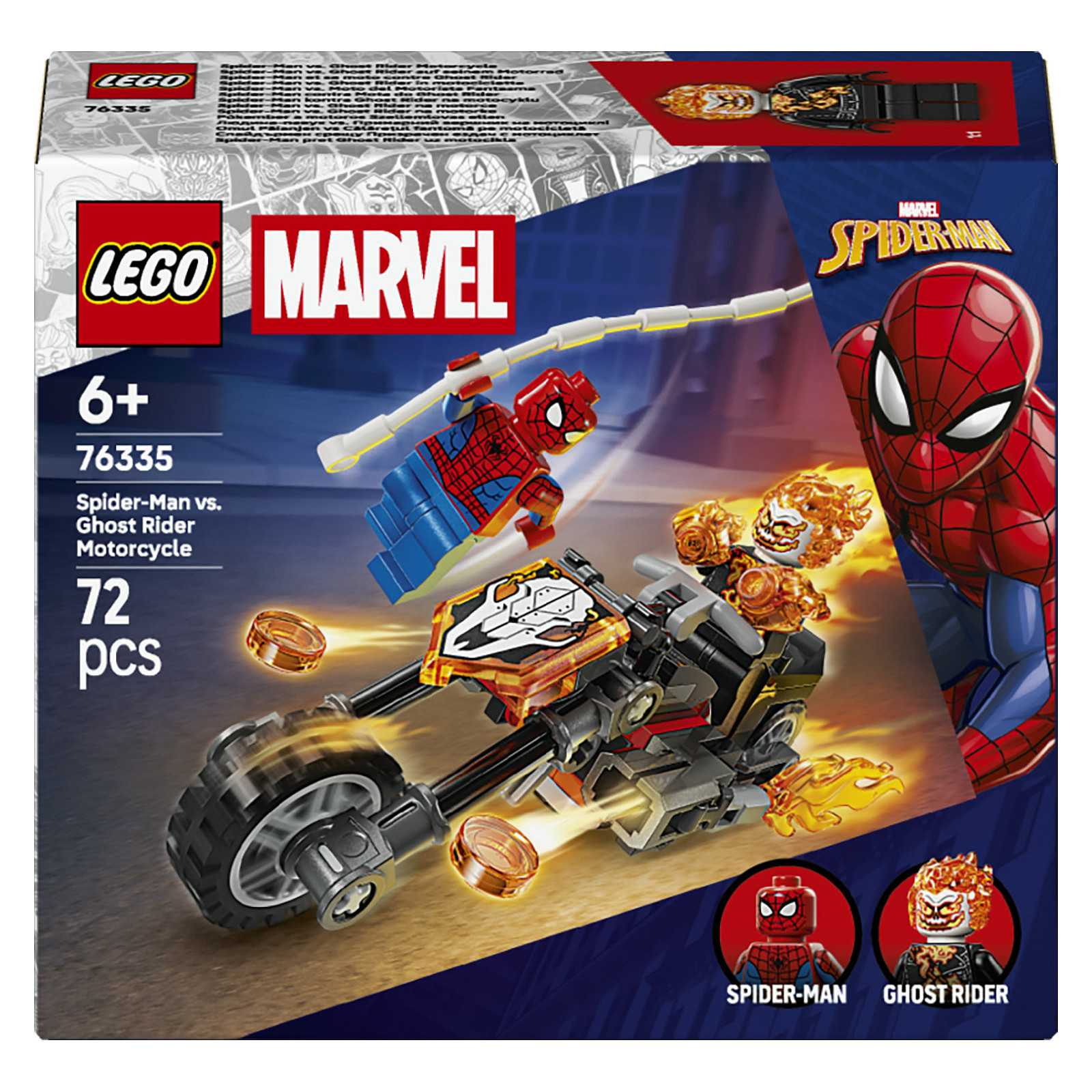 LEGO Marvel Spider-Man vs. Ghost Rider Motorcycle 76335 Spielwaren