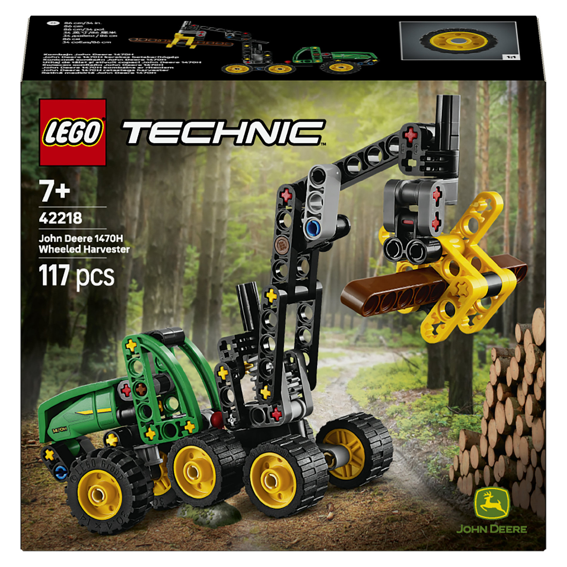 LEGO Technic John Deere 1470H Wheeled Harvester 42218 Spielwaren