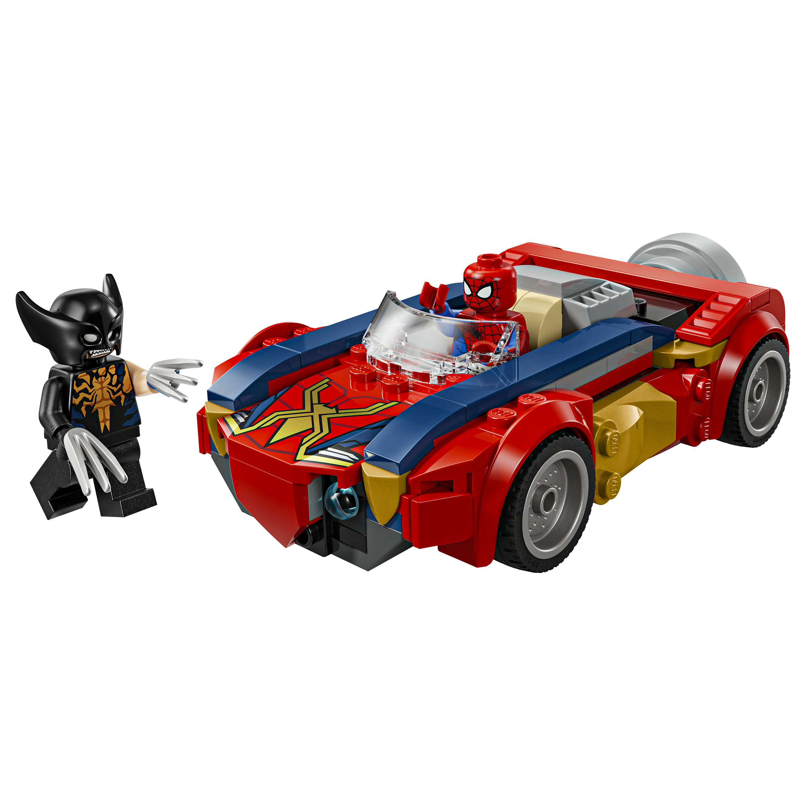 LEGO Marvel Spider-Man Car vs. Venomized Wolverine 76336