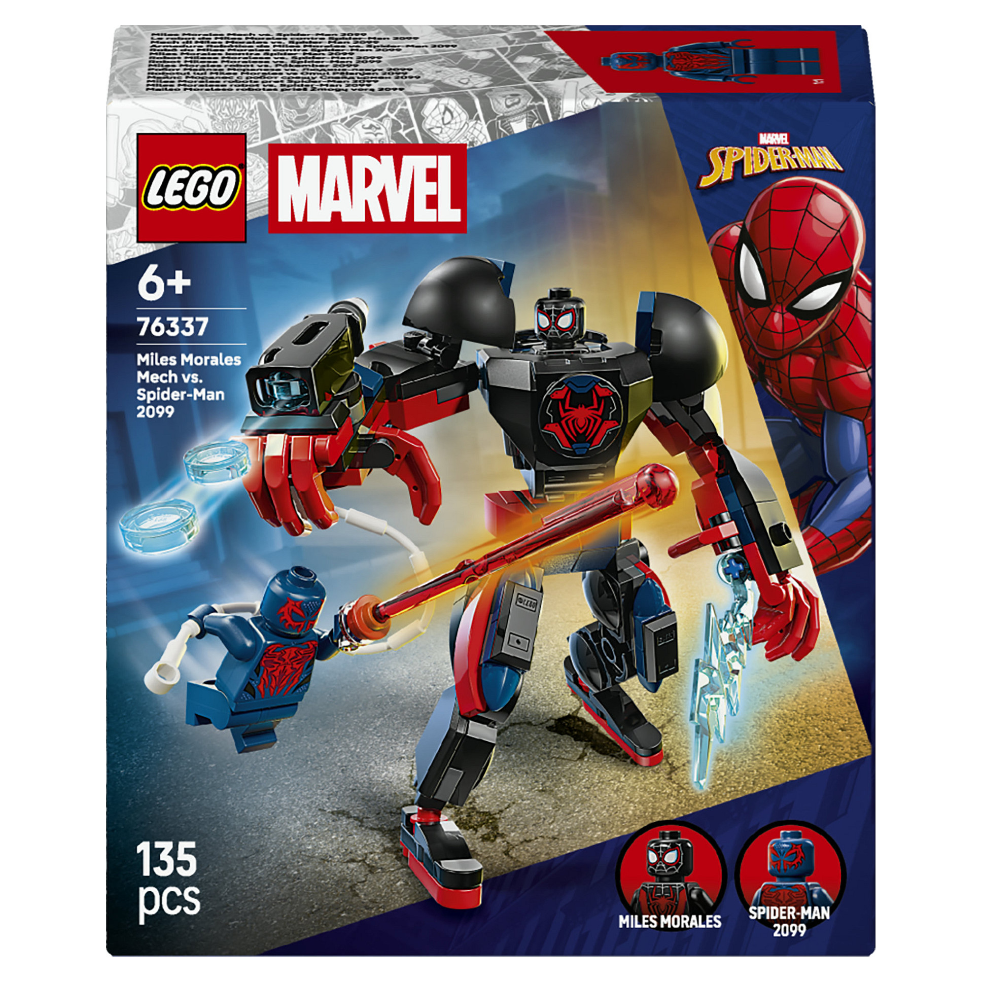 LEGO Marvel Miles Morales Mech vs. Spider-Man 2099 76337 Spielwaren