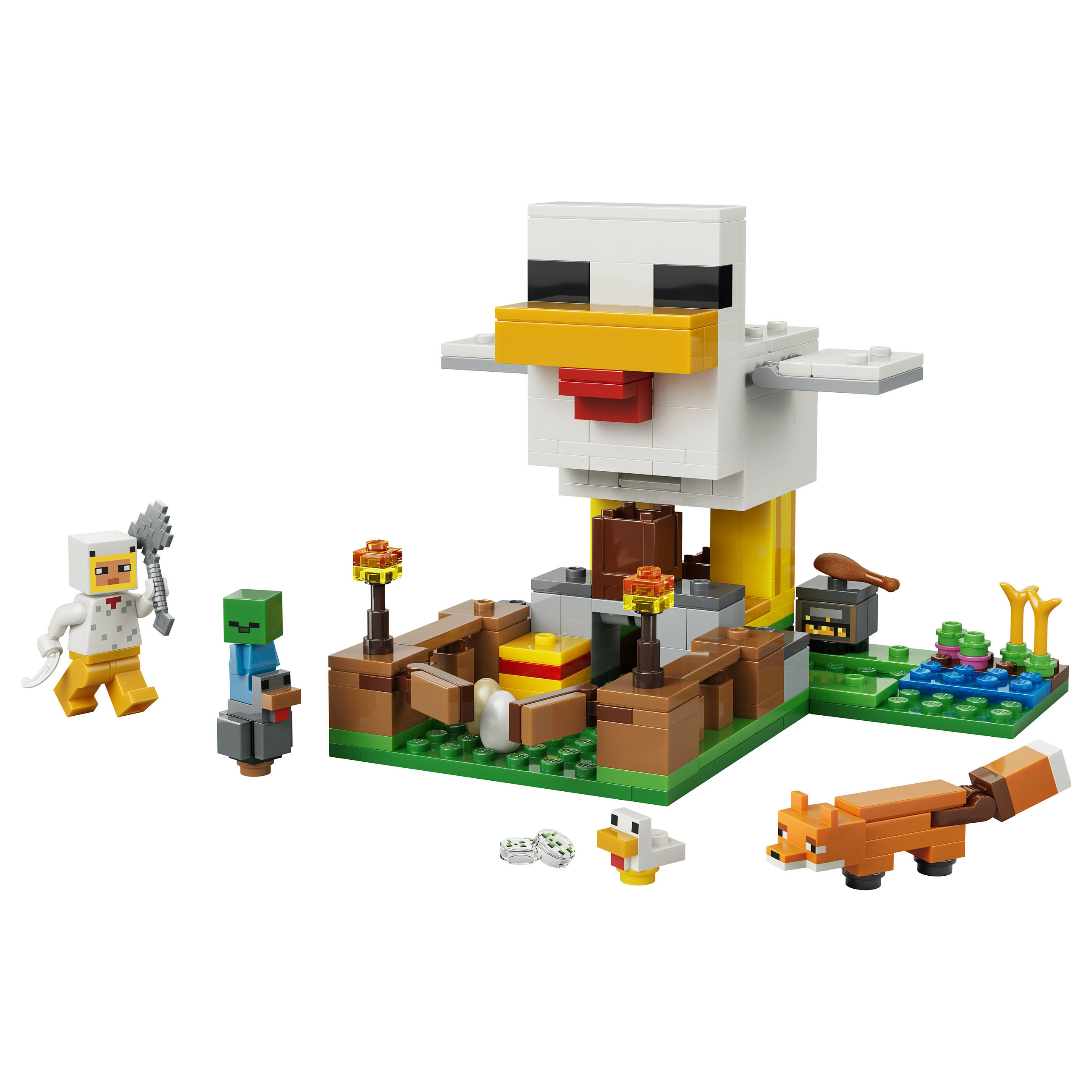 LEGO Minecraft Chicken Farm 21585