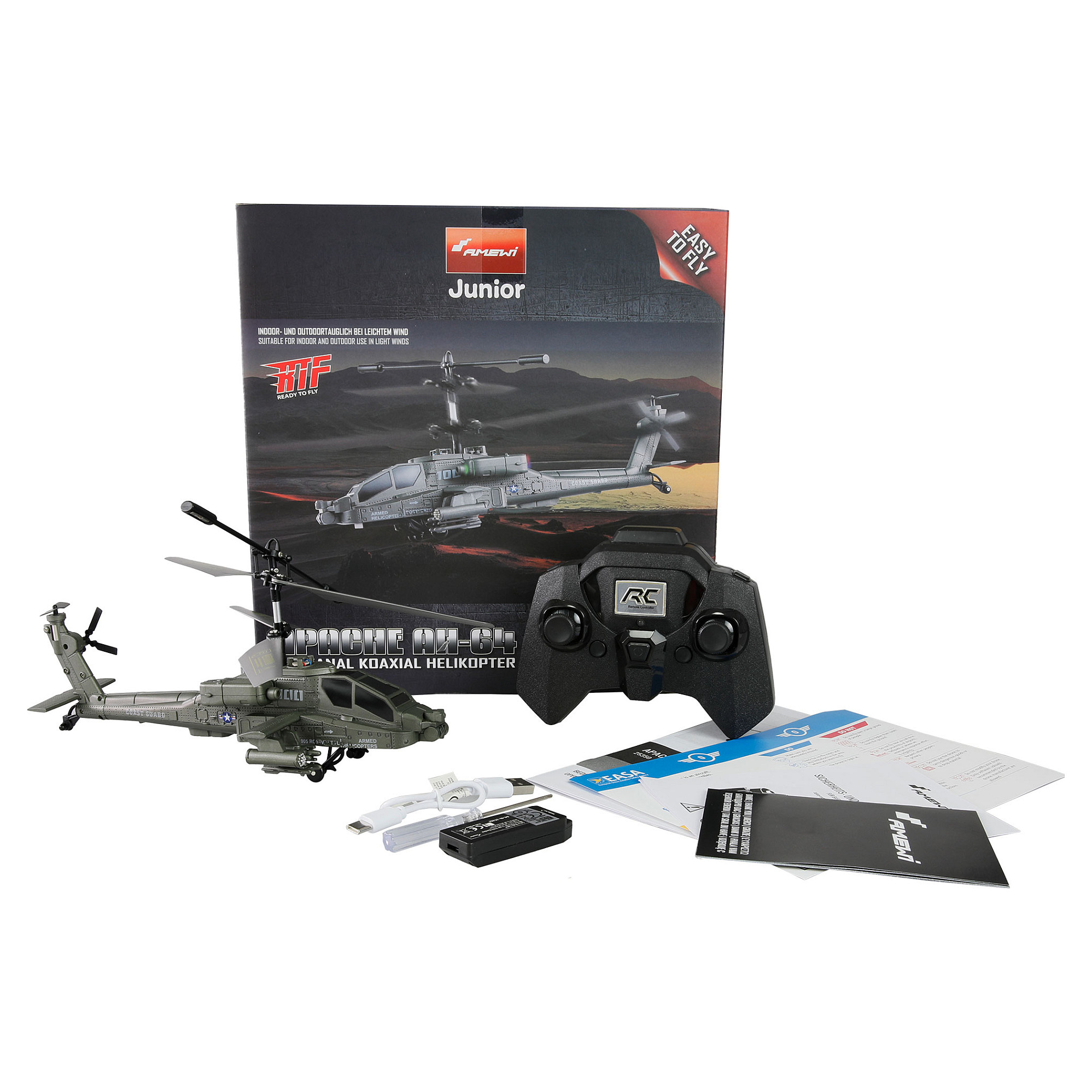 Amewi Apache AH-64 Radio-Controlled (RC) model