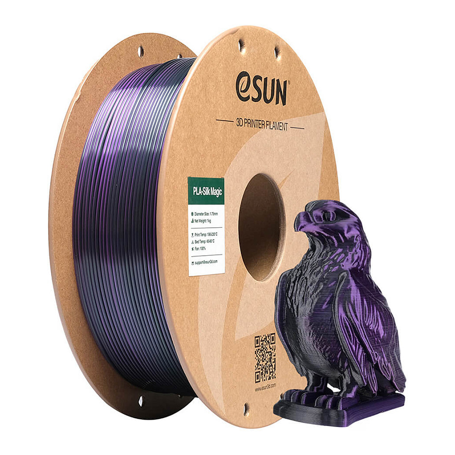 eSUN EPLA-SILK MAGIC 1,75mm BLACK PURPLE 1kg
