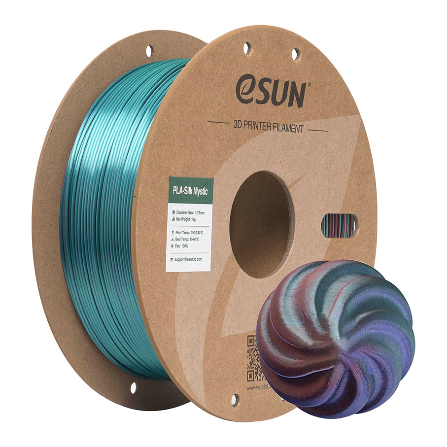eSUN EPLA-SILK MYSTIC 1,75mm COP PURP GRN 1kg 3D Druck