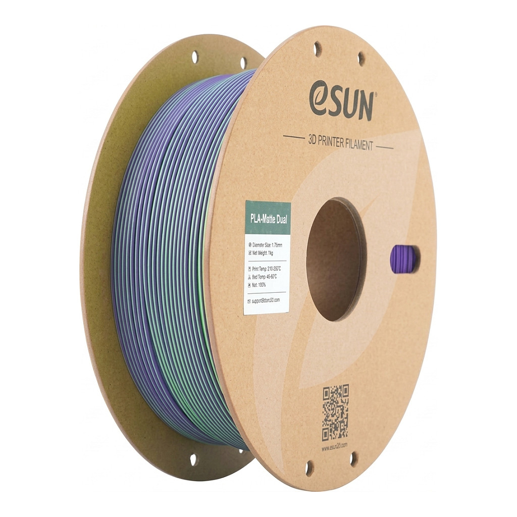 PLA MATTE DUAL 1,75mm GREEN PURPLE 1kg 3D Druck