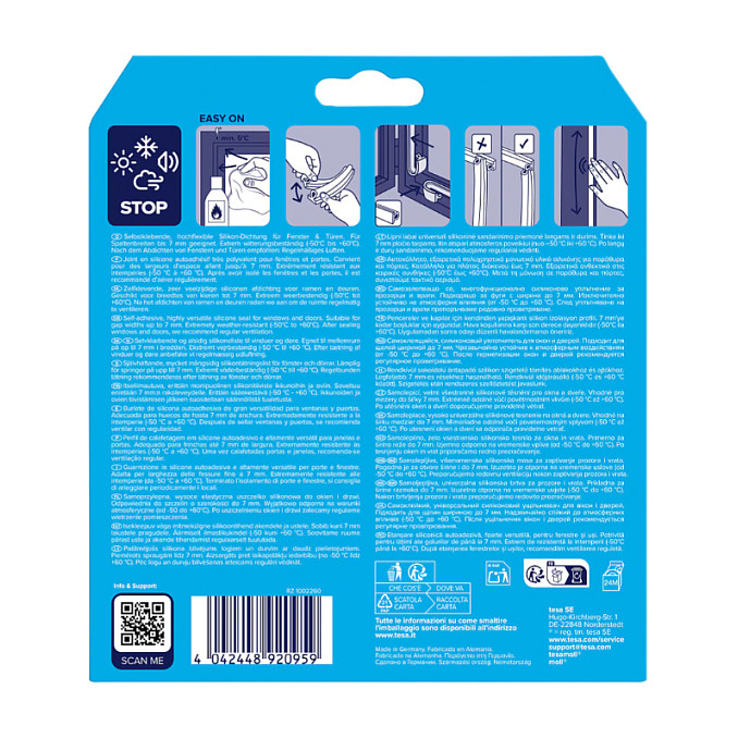 Tesa Moll Premium flexible 6m Transparent 05417