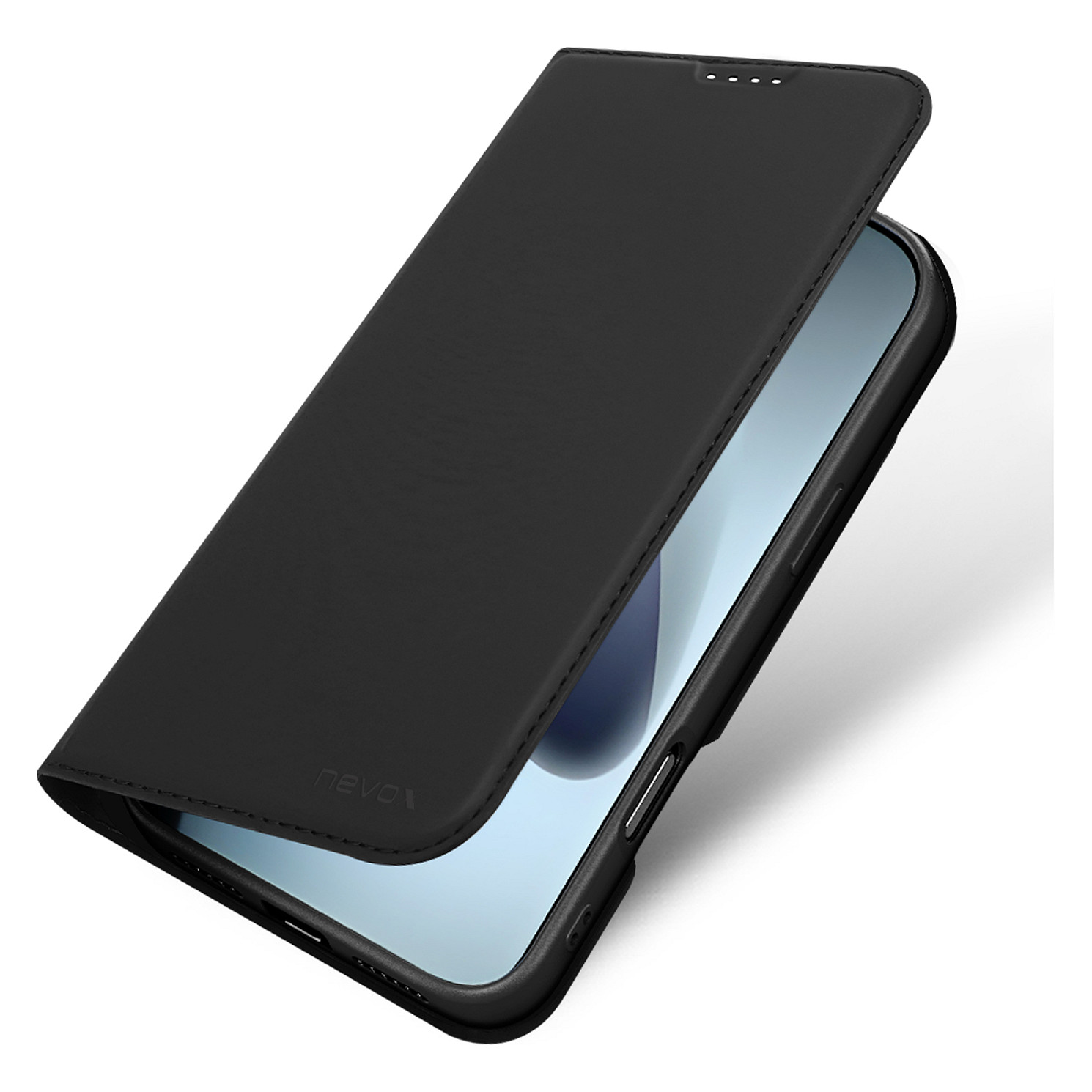 nevox 2516 mobile phone case 16 cm (6.3") Folio Black - nevox 2516,