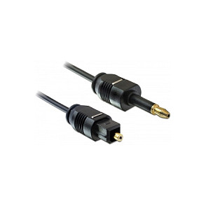 Delock Toslink Kabel Standard Stecker > Toslink mini 3,5 mm Stecker 2 m