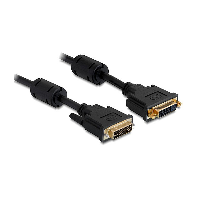 DeLOCK 1m DVI-I DVI cable Display