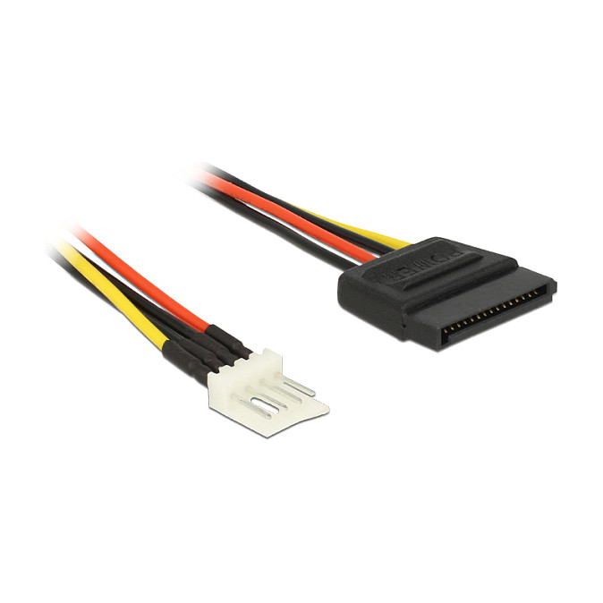 DeLOCK 0.4m SATA 15p / 4p Computer
