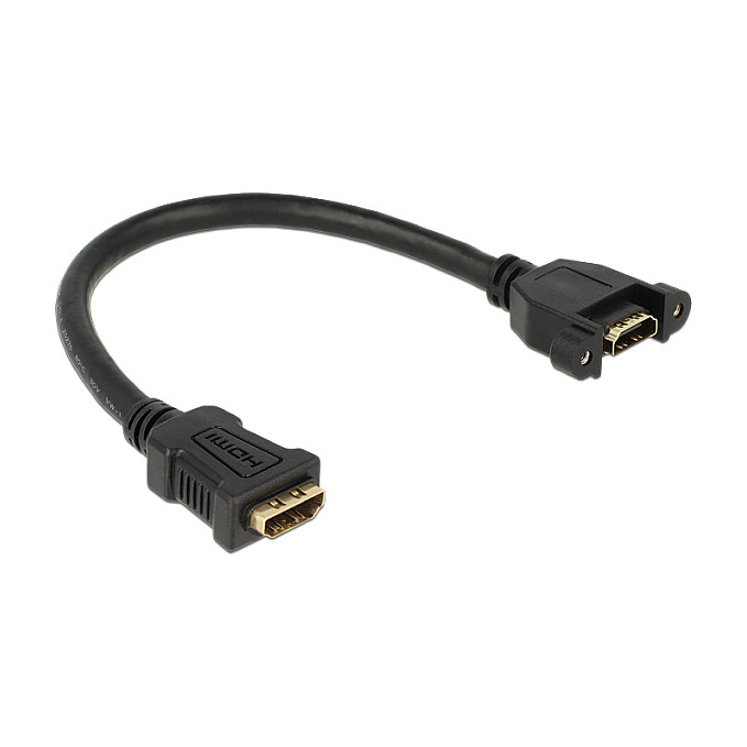 DeLOCK 0.25m 2xHDMI HDMI cable Display