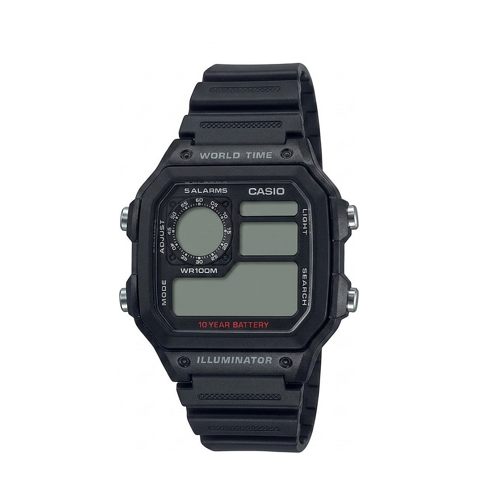 Casio AE-1200 Collection Herren-Armbanduhr, schwarz Hobby & Freizeit