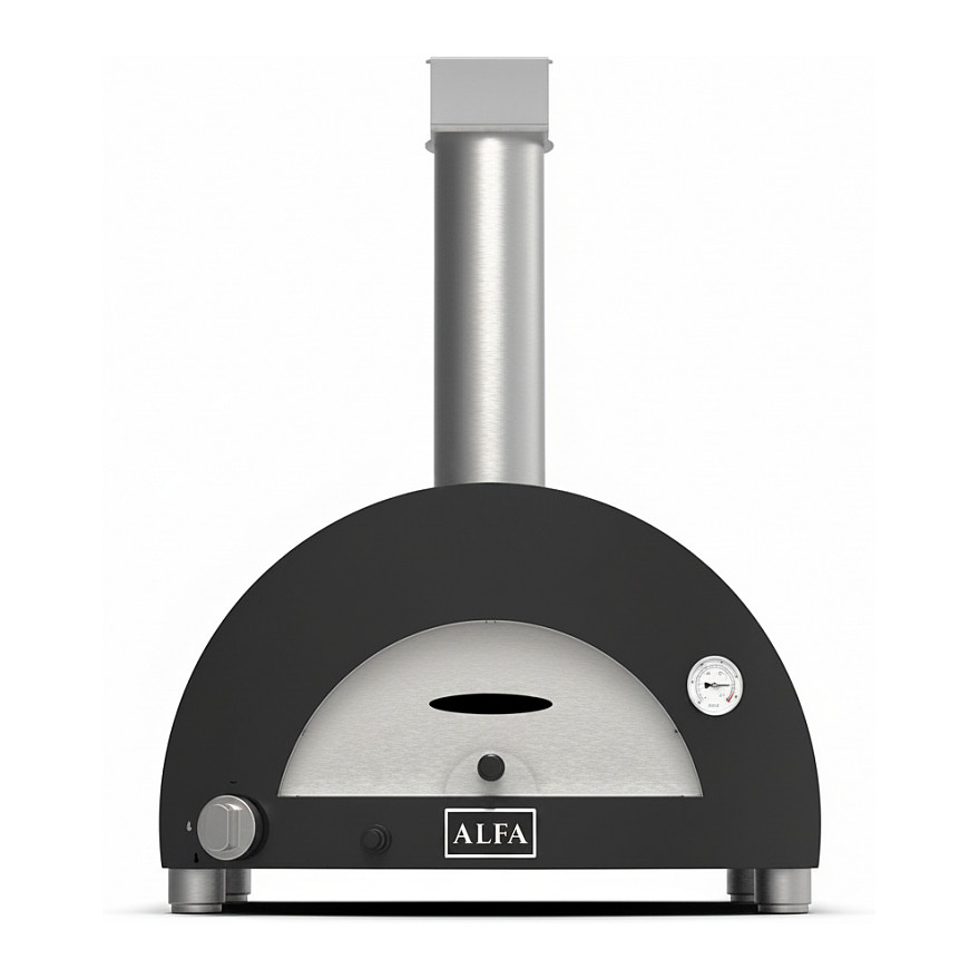 Alfa Forni Moderno 1 Pizza Holz Schiefer Grau
