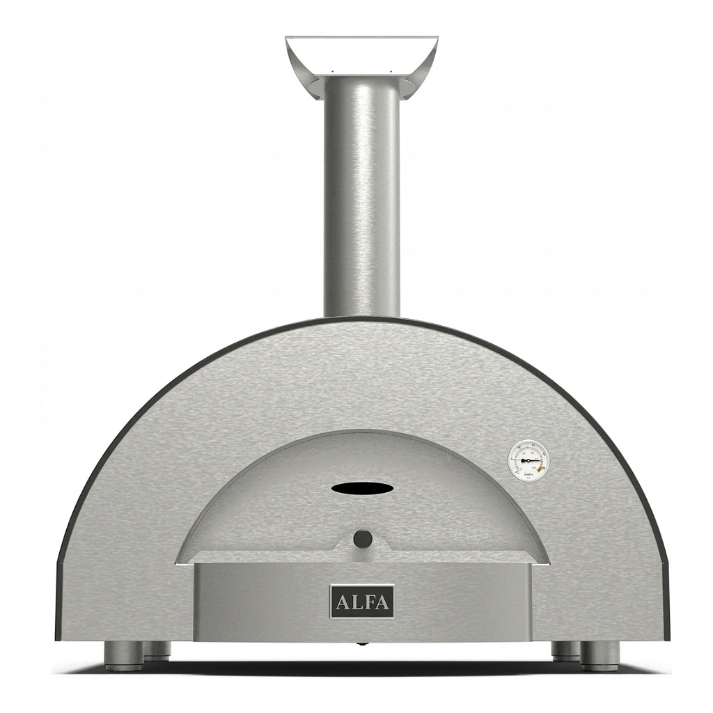 Alfa Forni Classico 2 Pizze Hybrid Schiefer Grau Garten